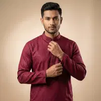 Luxury Maroon Panjabi