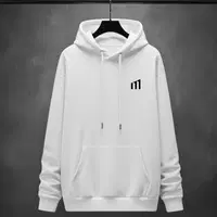White flipps cotton hoodie