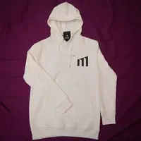 White flipps cotton hoodie