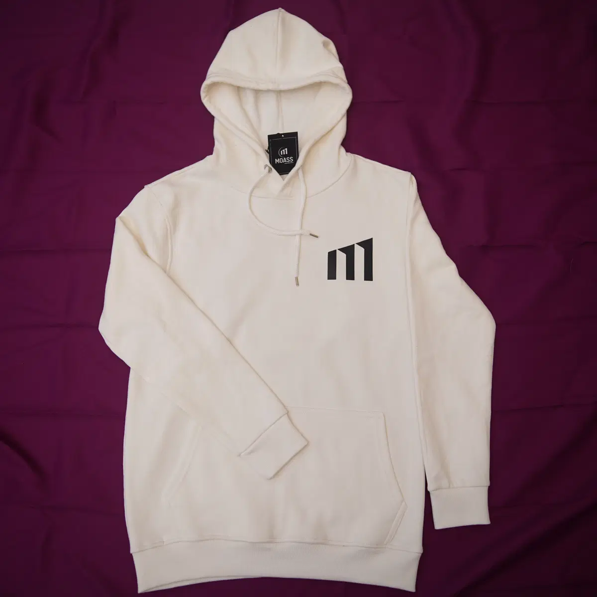 White flipps cotton hoodie 3