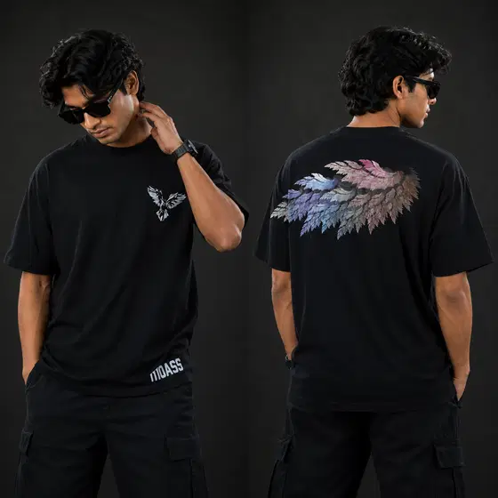 Broken Wing Drop Shoulder T-shirt