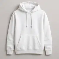 Full Solid White Hoodie