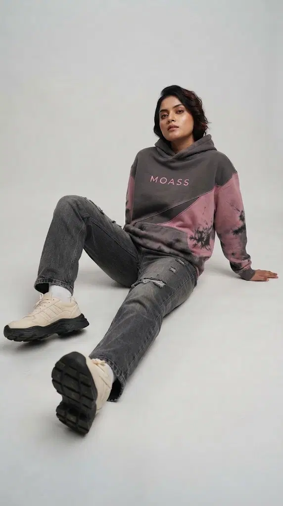 Floral Accent Hoodie  4