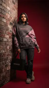 Floral Accent Hoodie 