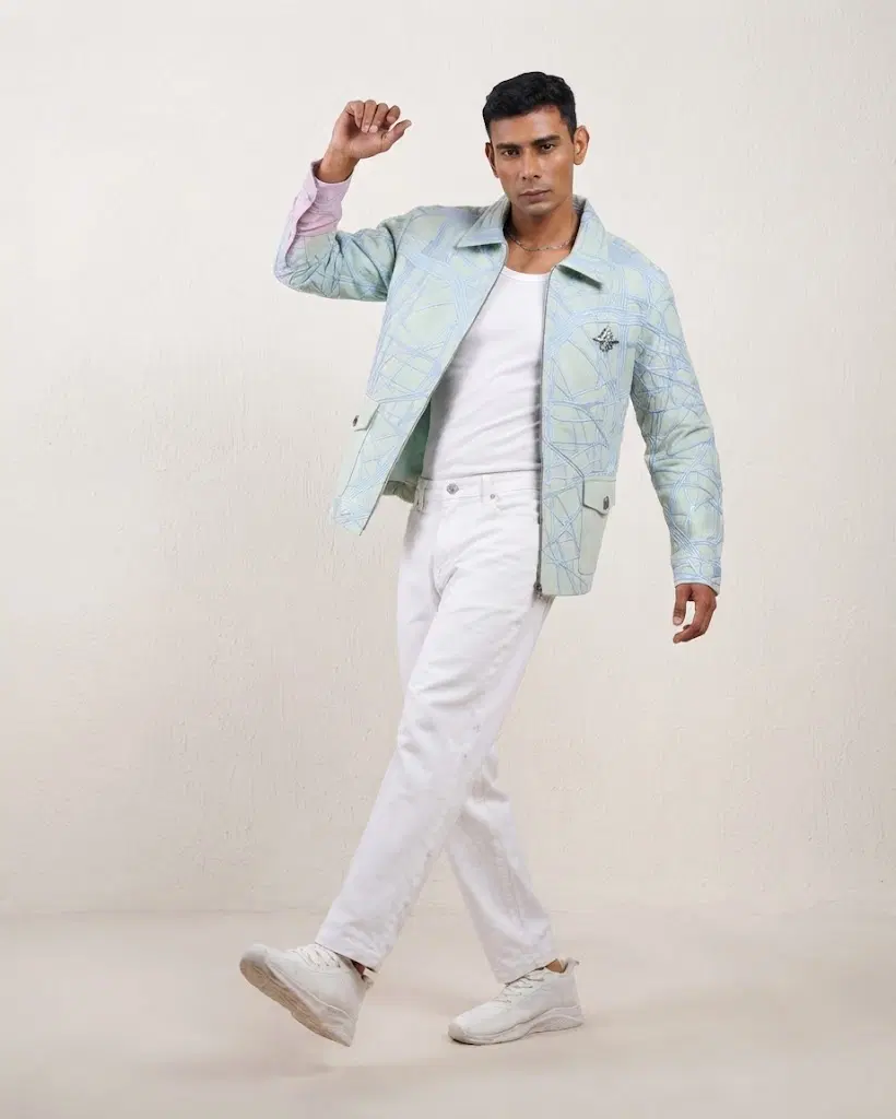 Abstract Structured Jacket 3