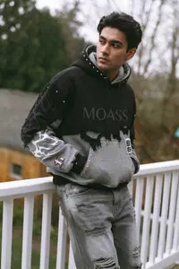 Distressed Streetwear Hoodie